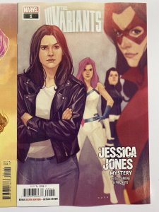 VARIANTS #1 CVR A + 1:25 ASHLEY WITTER 2022 MARVEL VF+ JESSICA JONES PROSHIPPER