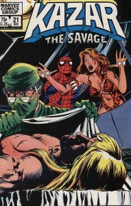 Ka-Zar the Savage #21 FN ; Marvel | Spider-Man Shanna