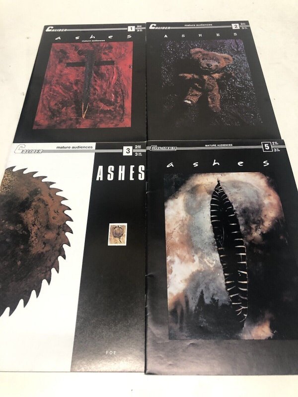 Ashes (1990) Set Issue # 1-5 Missing Issue # 4 • Mature Audience • Caliberpress