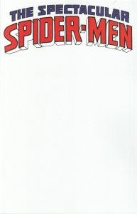 The Spectacular Spider-Men # 1 Blank Variant NM Marvel 2024 [W4]