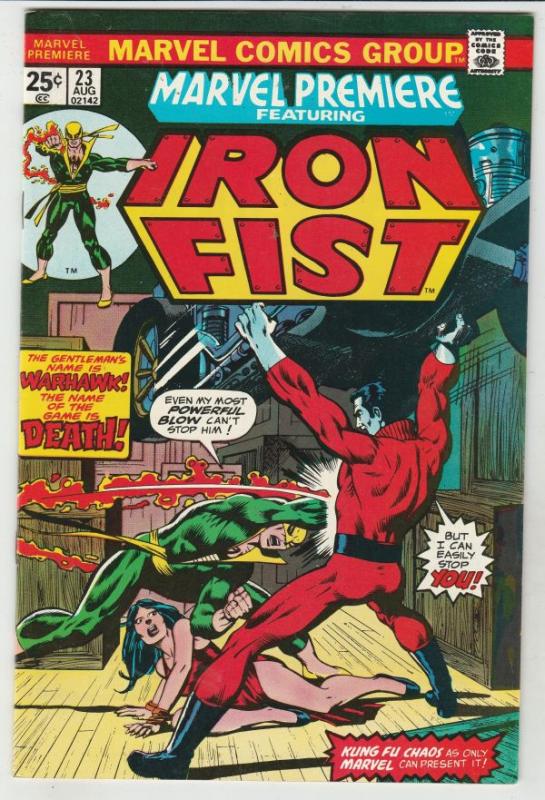 Marvel Premier #23 (Jan-75) NM/NM- High-Grade Iron Fist