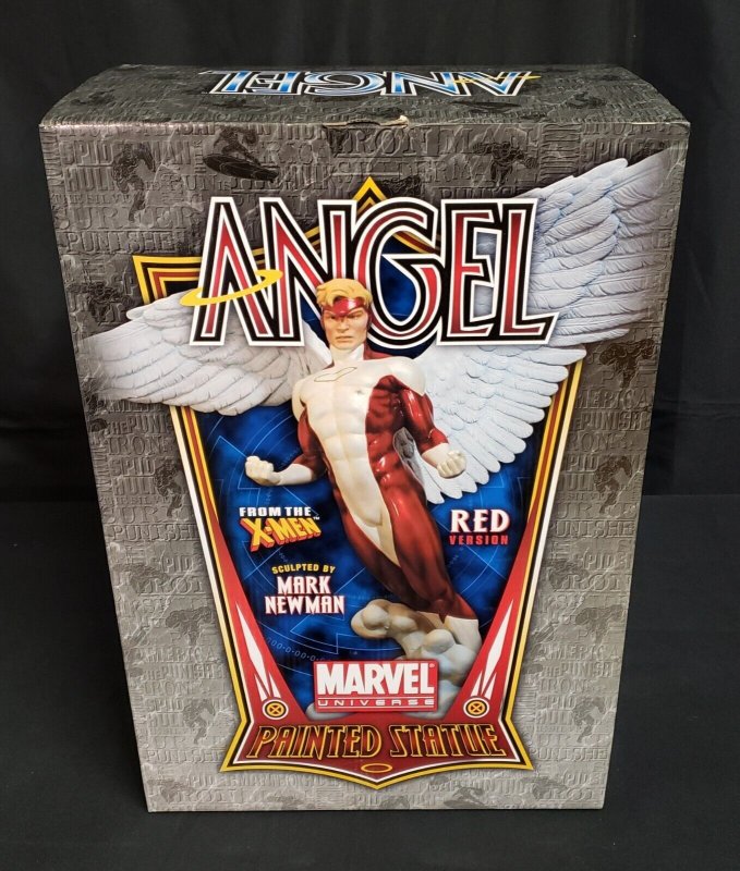 BOWEN DESIGNS MARVEL UNIVERSE ANGEL YELLOW VARIANT PAINTED STATUE 3/200