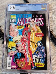 CGC 9.8 New Mutants #98 Facsimile Edition Comic Book 2023 Marvel 1st Deadpool