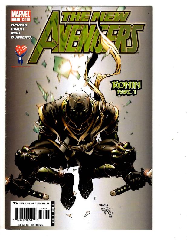 4 The New Avengers Marvel Comic Books # 2 3 11 12 Captain America Wolverine CB4