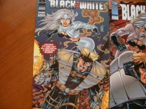 3 Image Comics BLACK & WHITE Comic #1 #2 #3 (1994) Thibert (Justice)