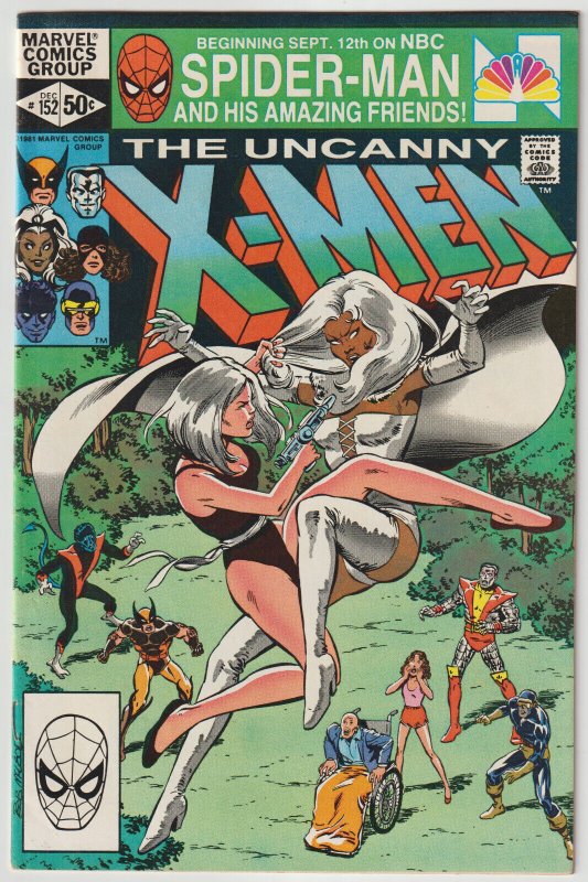 X-Men #152 (Dec 1981, Marvel), VG condition (4.0), X-Men vs. the Hellfire Club