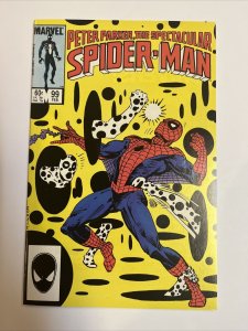 Spectacular Spider-Man (1985) # 99 (NM-) | 1st App The Spot Cover | Direct Ed
