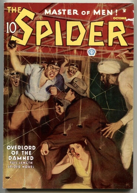 The Spider 10/1935- Overlord Of The Damned pulp reprint 2006 