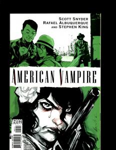 Lot of 9 American Vampire Vertigo Comic Books #1 2 3 4 5 6 7 8 9 J398