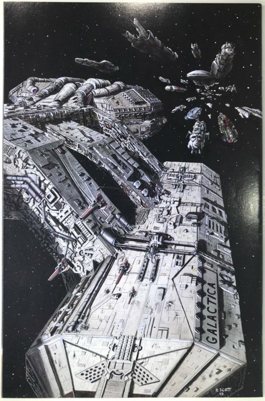 BATTLESTAR GALACTICA Comic # 2 — 1998 Realm Press — Fine Condition — 36 Pages