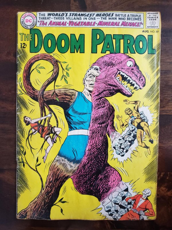 Doom Patrol 89 low grade moisture damage