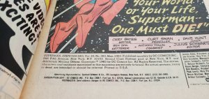 SUPERMAN #383 (1939 Series) 1983 (DC) NEWSSTAND Variant NM