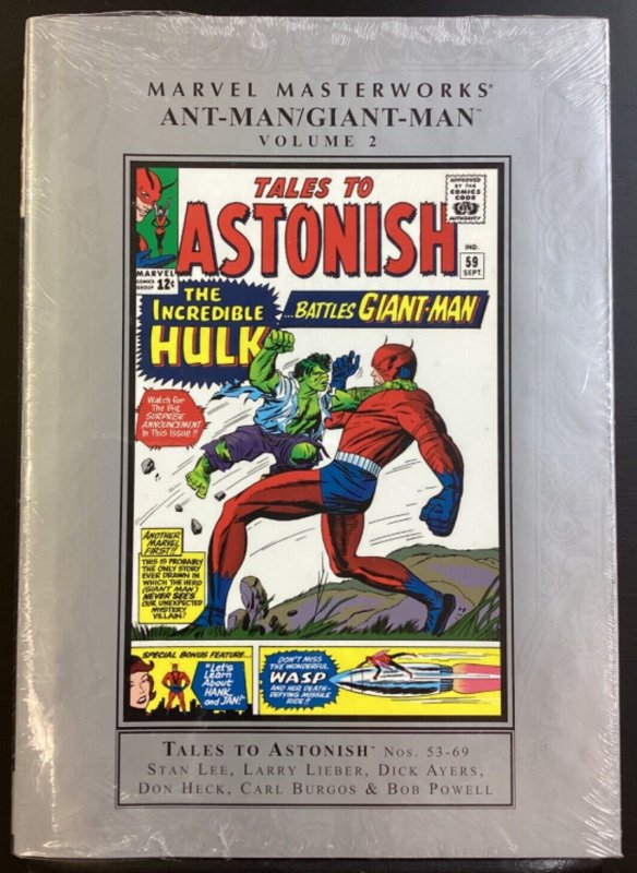 Marvel Masterworks Ant-man/Giant-Man Vol. 2 Tales to Astonish Nos. 53-69 HC 2008