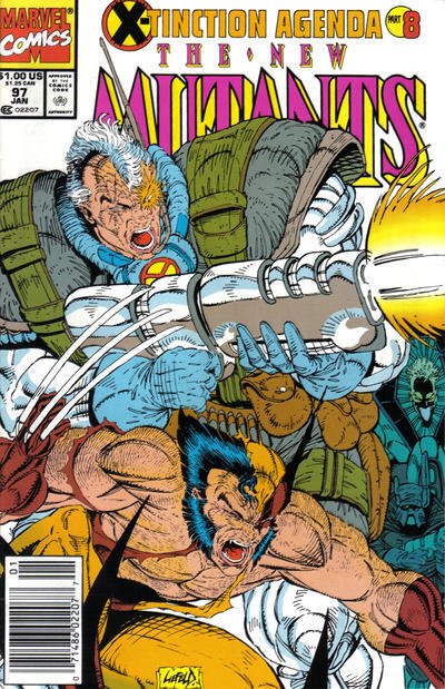 New Mutants, The #97 (Newsstand) FN ; Marvel | X-Tinction Agenda 8