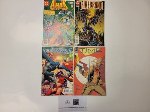 4 DC Comics #3 Dreamwar + #3 Time Masters + #2 Firebrand + #8 Arak  8 TJ17