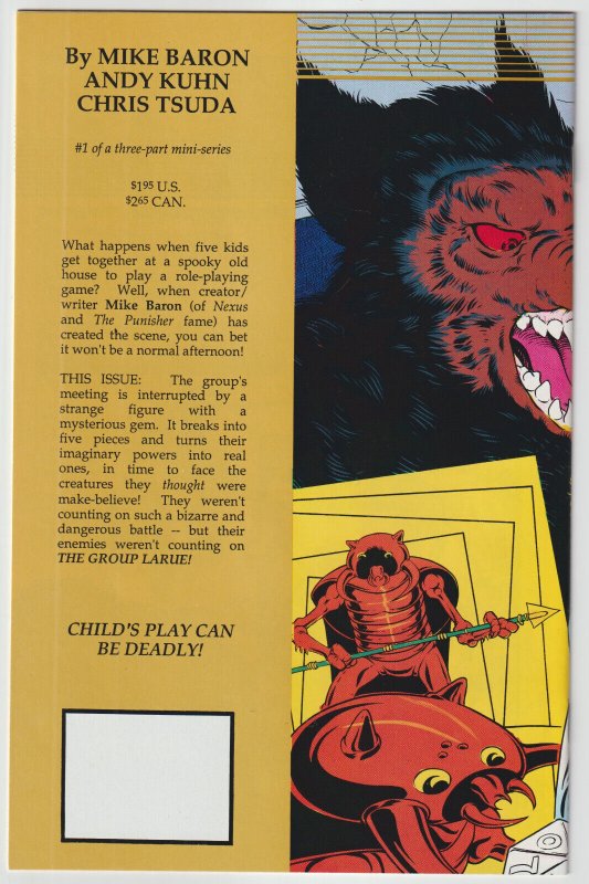 Group Larue #1 (Aug 1989, Innovation), VFN condition (8.0)