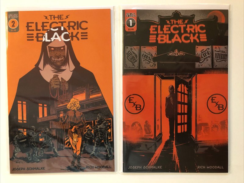 The Electric Black 1 2 Scout Comics Comic Books Modern Age /