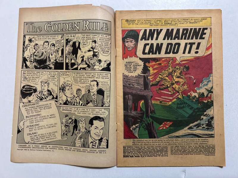 Our Fighting Forces #83 G/VG 3.0 DC Comics 1964