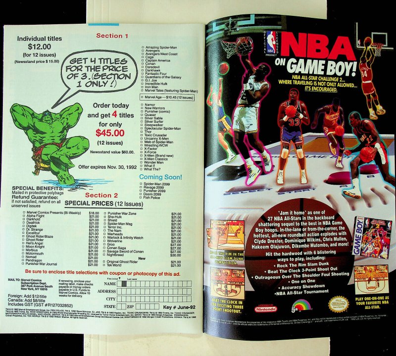 Wolverine #58 (Aug 1992, Marvel) - Near Mint 