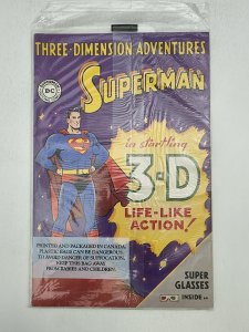 Superman Red Superman Blue #1 Newstand! Polybagged with 3D glasses