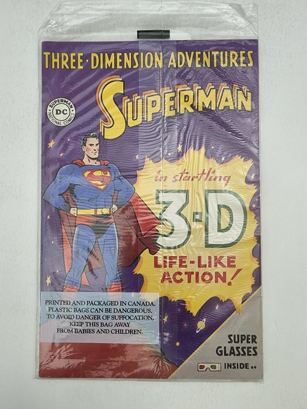 Superman Red Superman Blue #1 Newstand! Polybagged with 3D glasses