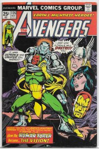 Avengers   vol. 1   #135 VG (Origin of Vision 3) Englehart/Tuska