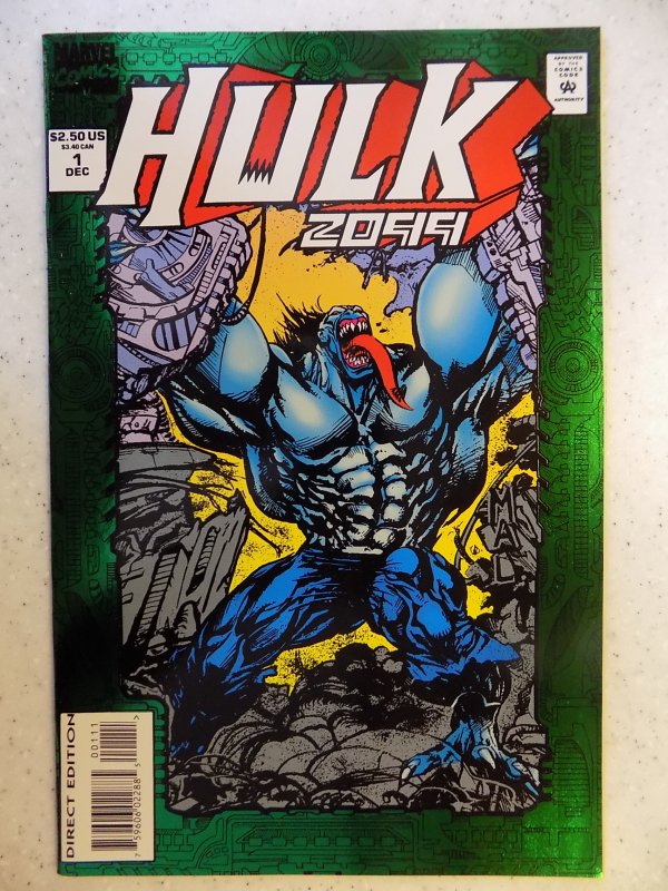 Hulk 2099 #1 (1994) GREEN FOIL COVER