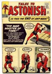 TALES TO ASTONISH #43 comic book ANT-MAN-JACK KIRBY & DITKO ART