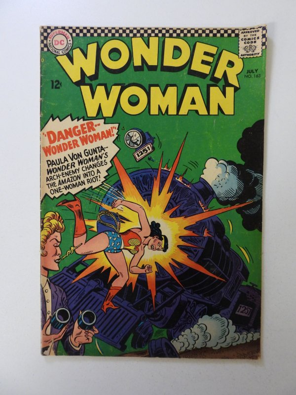 Wonder Woman #163 (1966) VG+ condition