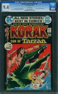 Korak, Son of Tarzan #47 (1972) CGC 9.4 NM