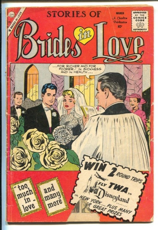 Stories of Brides In Love #17 1960-Charlton-wedding cover by Joe Sinnott-spic...