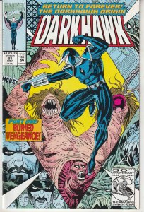 Darkhawk #21 Direct Edition (1992) RETURN TO FOREVER PART 1