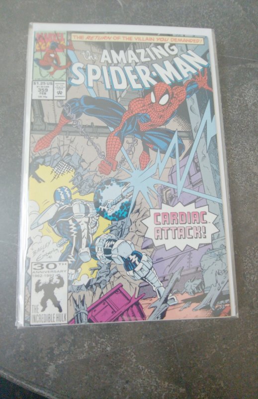 The Amazing Spider-Man #359 (1992) 1st CAMEO OF CARNAGE! HOT BOOK!!!!