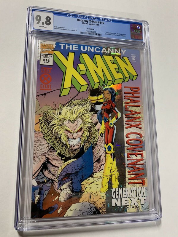 Uncanny X-men 316 Cgc 9.8 Marvel White Pages 1st Generation X Phalanx