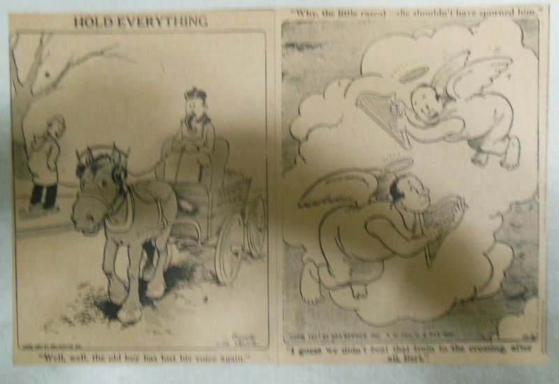 (56) Hold Everthing Dailies by Clyde Lewis from 7-12,1937 Size: 4 x 6 inches