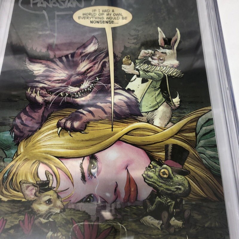 Alice Never After (2023) # 1 (CGC 9.8 SS) Signed & Sketch Dan Ponasion Census =1
