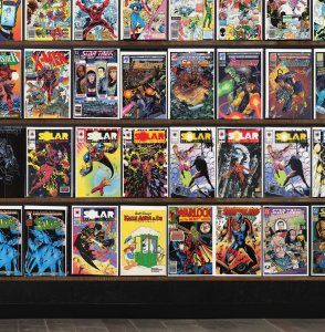 Huge Lot 150+ Comics with Sludge, Solution, Shadowman, Rai, Solitaire & More!