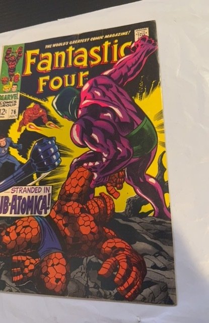 Fantastic Four #76 (1968) Stranded in Sub-Atomica