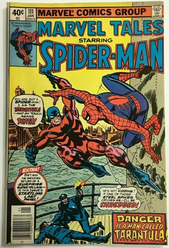 MARVEL TALES#111 FN/VF 1979 SPIDER-MAN BRONZE AGE COMICS