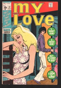 My Love #12  1971 - Marvel  -VG - Comic Book