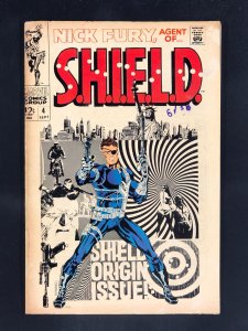 Nick Fury, Agent of SHIELD #4 (1968) Iconic Cover Art by Jim Steranko