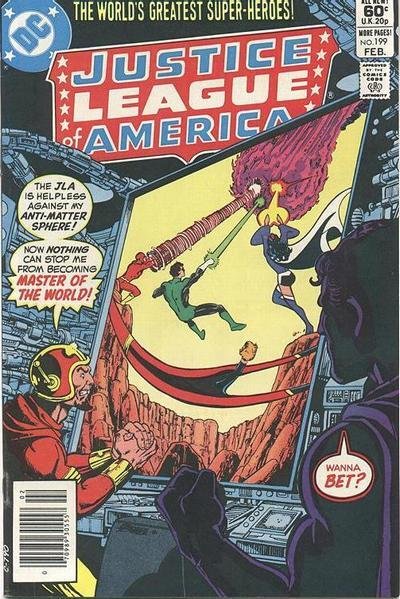 Justice League of America #199 (Newsstand) FN ; DC | George Perez February 1982