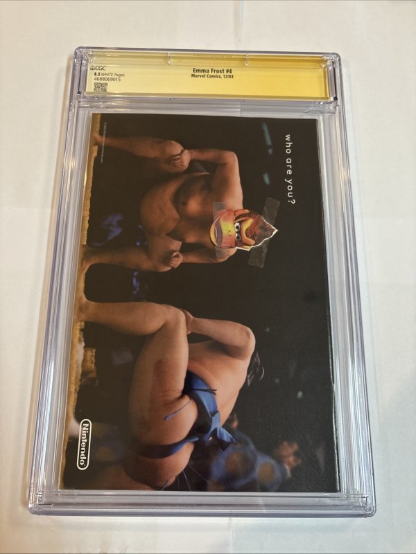 Emma Frost (2003) # 4 (CGC 8.5 SS) Signed Greg Horn * Marvel Comics