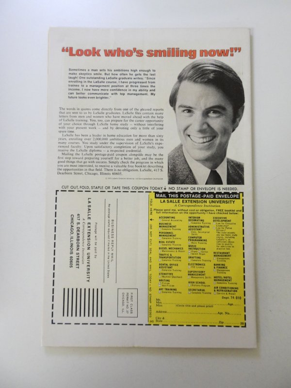 Warlock #12 (1976) VG/FN condition subscription fold