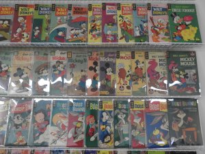 Huge Lot of  150+ Comics W/ Bugs Bunny, Mickey Mouse, Uncle Scrooge! Avg. VG