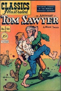 Classics Illustrated (Gilberton) #50A POOR ; Gilberton | low grade comic Tom Saw