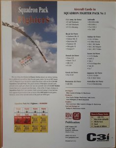 C3I DIF MAGAZINE SQUADRON PACK #1: FIGHTERS 2006 COMPLETE UNCUT EB258