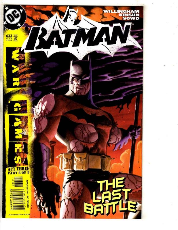 6 Batman DC Comic Books # 629 630 631 632 633 634 Joker Gotham Catwoman CR15