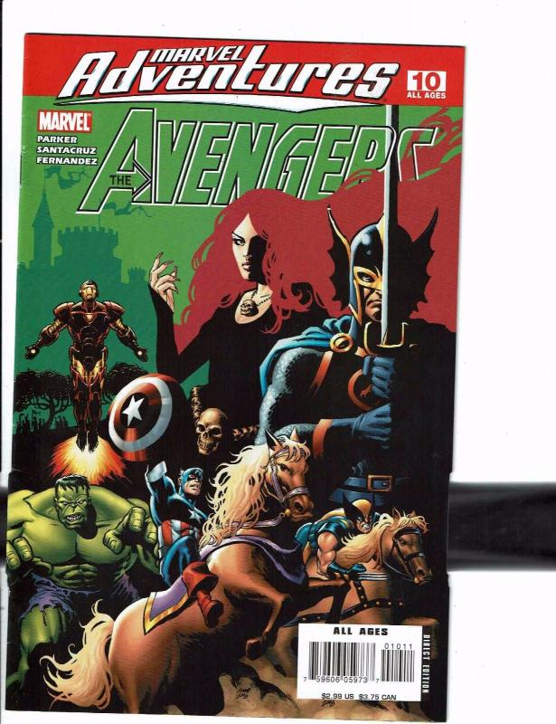 6 Marvel Adventures Feat. Avengers # 6 7 8 9 10 11 Comic Books Hulk Thor BH5