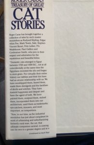 Roger CARAS’ treasury of great cat stories, 1987, HCDJ